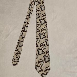 Vintage 60s/70s Woven Mens Neck Tie by Rhodia